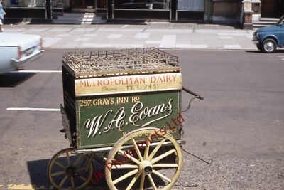 Foto 12x8 Handwagen Milchschwimmer W A Evans Ltd Grays Inn Road London um 1968