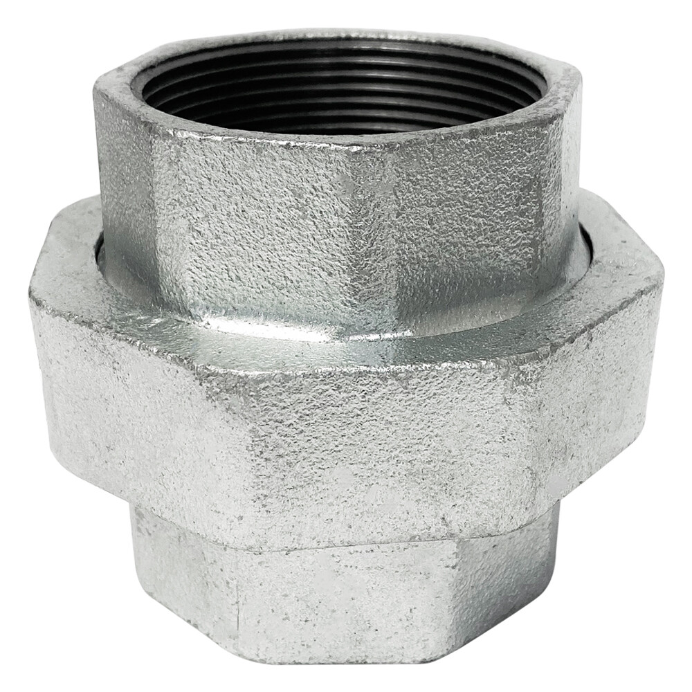 4" Galvanized Union 4" FNPT X 4" FNPT Thread