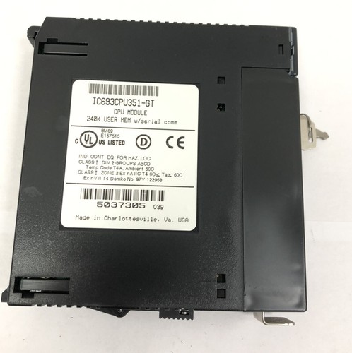 GE Faunc IC693CPU351-GT CPU 351 Module 240k User Memory w/Serial Communication - Picture 2 of 5