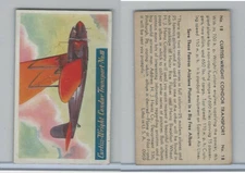 F277-1, H.J. Heinz, Famous Airplane Pictures, 1935, #18 Curtiss Wright