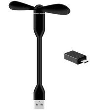 For Xiaomi Portable Flexible USB Mini Fan For Power Laptop Flexible with Adaptor