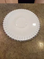 Vintage FENTON Silvercrest Large Plate Charger Platter 15" Diameter