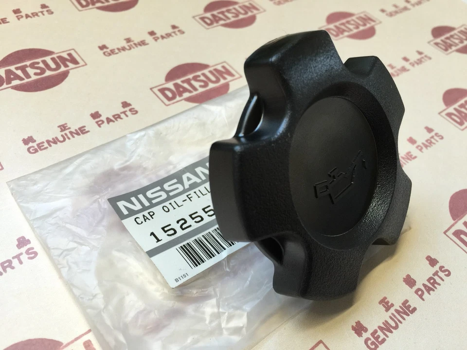 Tapa de llenado de aceite DATSUN 240Z 280Z genuina (se adapta a Nissan 510 PB110 PB210 serie L) Foto 4 de 4