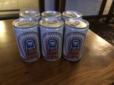 6 Pack of 12 oz ILLINI BEER  1983 EDITION GREAT LAKES BREWING CO. Univ. of IL