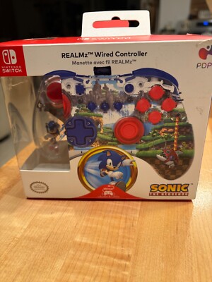 PDP REALMz Wired Controller SONIC THE HEDGEHOG for Nintendo Switch (Box DMG)