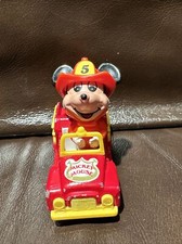 Mickey Mouse/Walt Disney Fire Truck No. PD-2 Tomy Japan VTG Die Cast