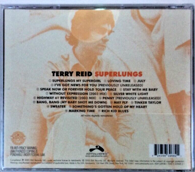 Superlungs / テリー・リード (CD) Terry Reid : Superlungs (CD) -- Dusty Groove is Chicago's