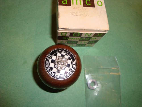 (5500) XL Jaguar XKE NOS Wooden Amco Shift Knob
