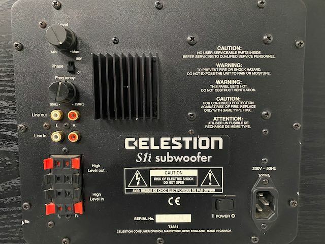 celestion s1i subwoofer