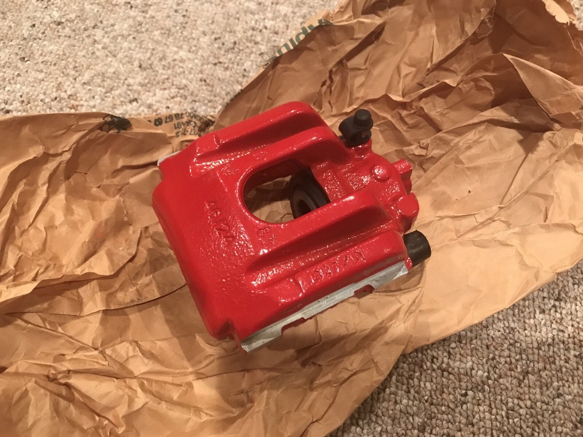 BMW M3 Brake Caliper Left Rear Red 34217845137 New OEM | eBay