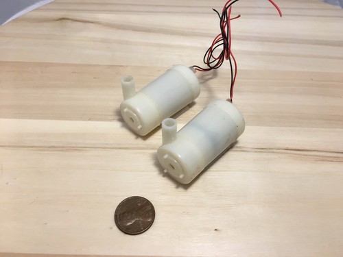 2x Mini Micro Bomba de Engranaje de Cebado de Agua DC 3-6V Voltio de hundimiento 120L/H Impermeable - Imagen 1 de 3