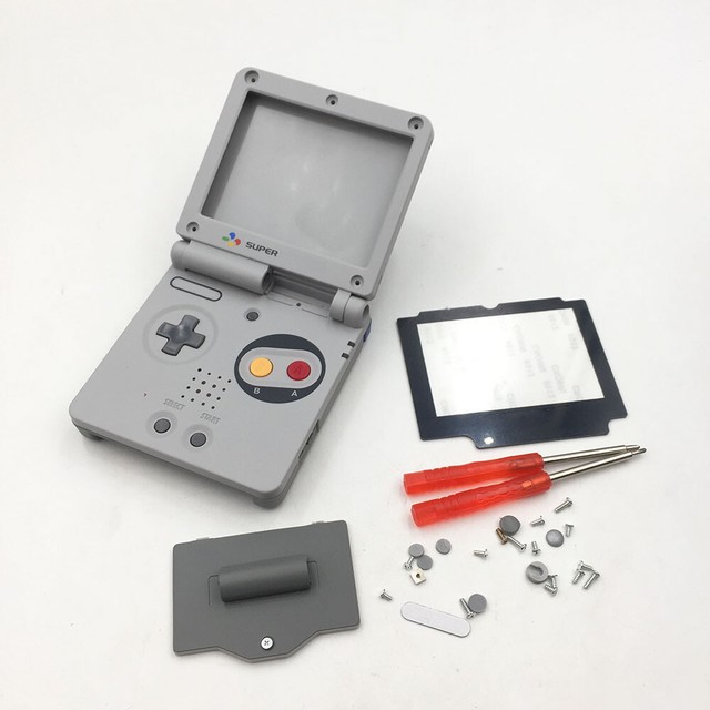 For GameBoy Advance SP Classic NES Replacement Full Housing Shell Case