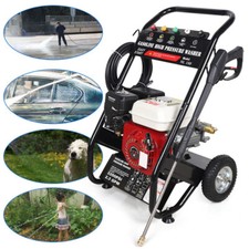 Profi Benzin Hochdruckreiniger Benzinmotor Dampfstrahler 190 bar 6.5PS 4900 Watt