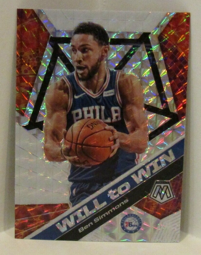 Ben Simmons 2019-20 Panini Prizm Mosaic Will To Win SILVER
