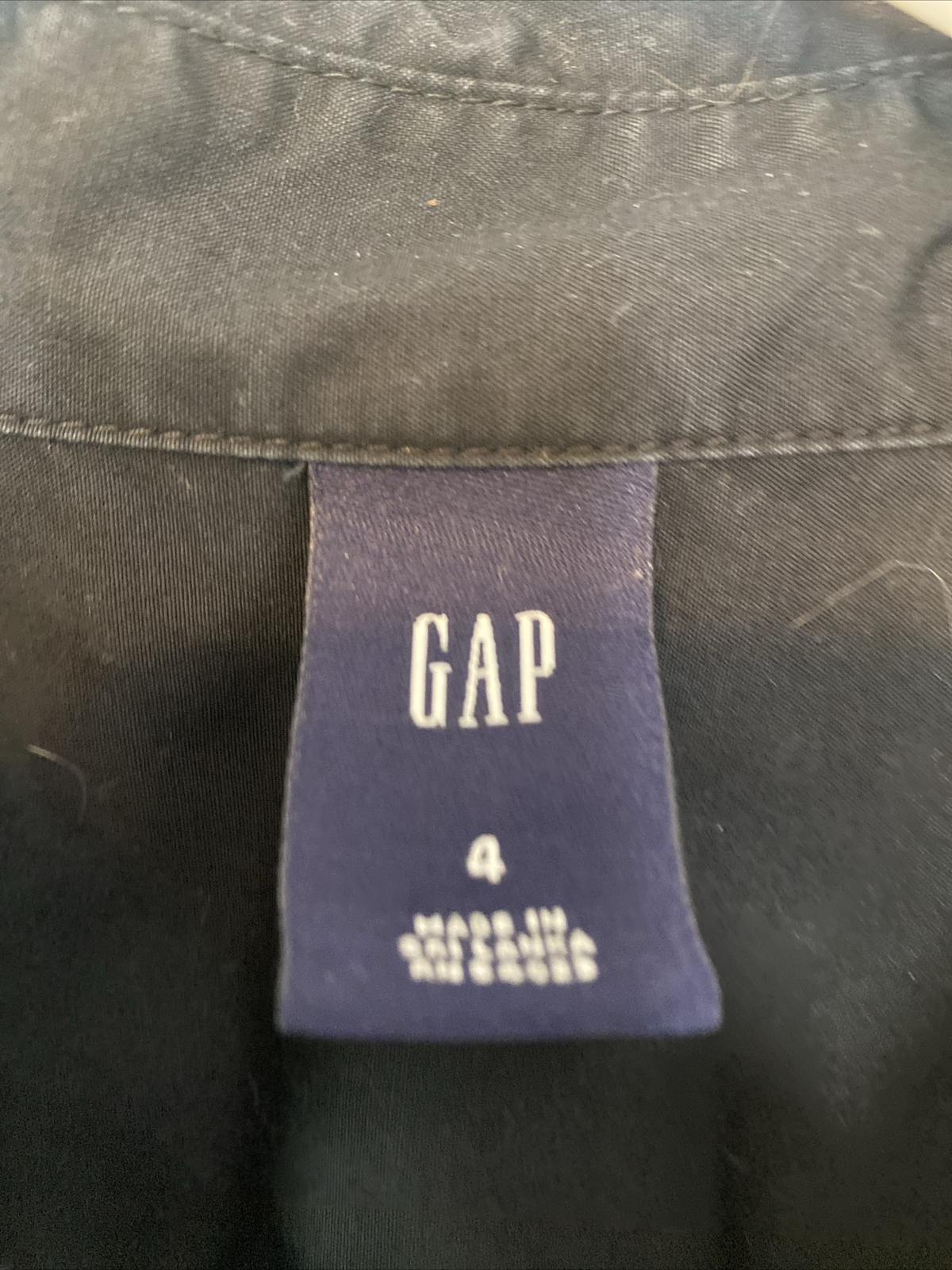 Gap black button front shirt wardrobe basic women… - image 3