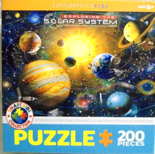 "Exploring the Solar System" 200 Piece Jigsaw Puzzle Age 6