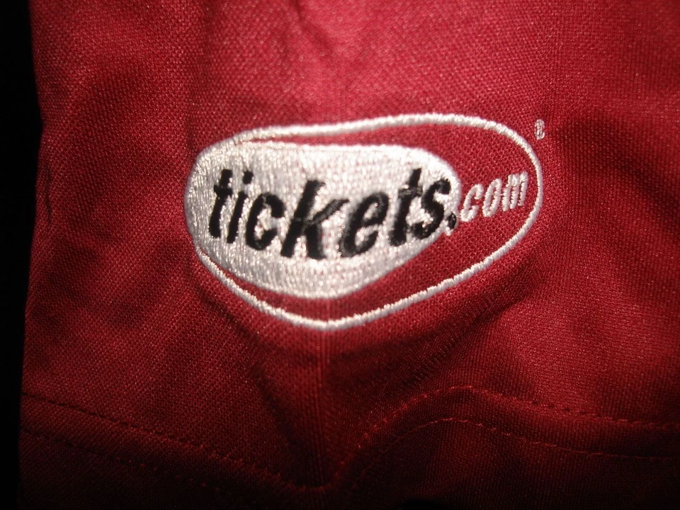 NWT HARRITON Embroidered "MESA HOHOKAMS" Red Golf Polo Polyester Shirt XL - Image 3 of 4