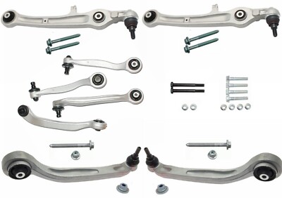 8x QUERLENKER VORDERACHSE UNTEN OBEN FÜR AUDI A6 C6 4F2+ALLROAD 4FH+AVANT 4F5