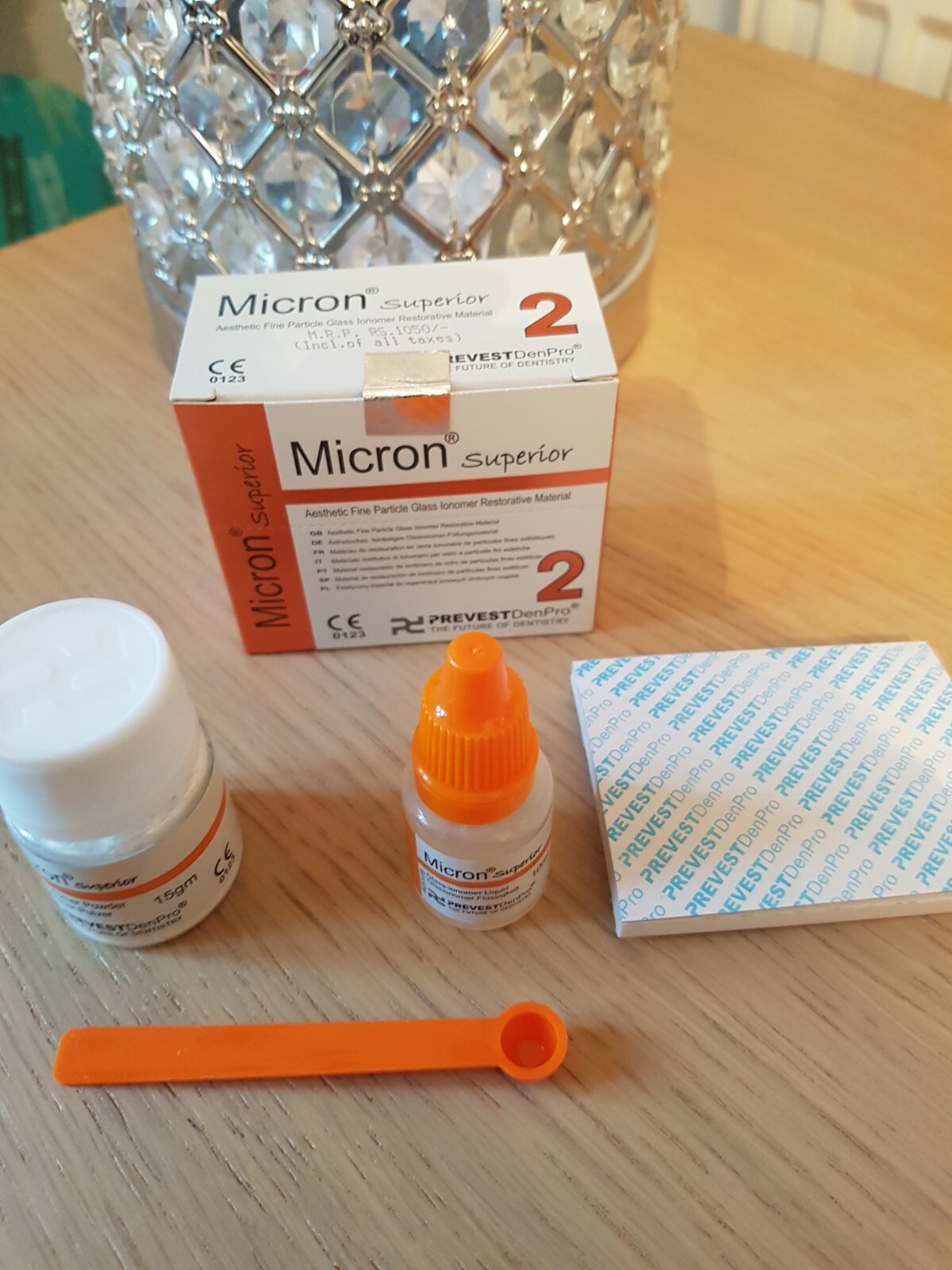 Permanent tooth White Dental glass ionomer Cement Kit for Lost Fillings