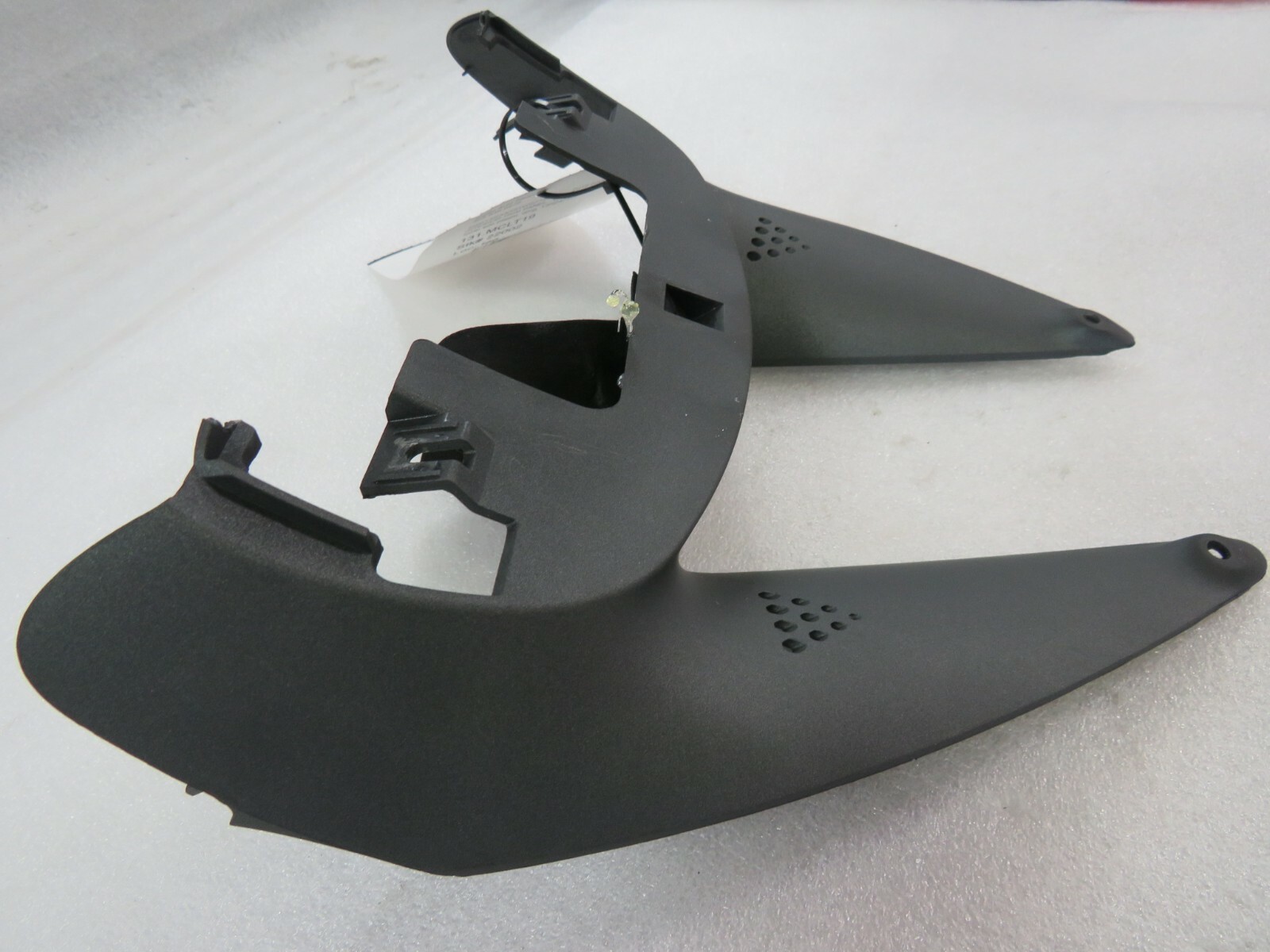 Mclaren 600LT, Lower Speedometer Trim, Plastic, Dmg, Used, P/N 13N2475CP