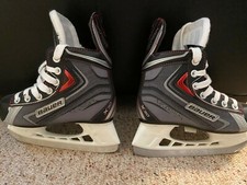 BAUER X30 YTH 12 HOCKEY SKATES REALLY NICE 