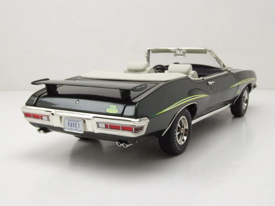 Pontiac Gto Giudice Convertible 1971 Verde Scuro Modellino Auto 1:18 Acme - Immagine 2 di 4