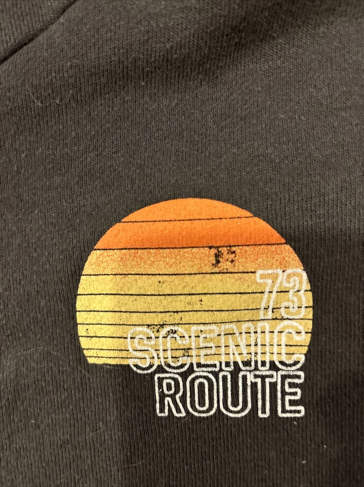 Vintage Billabong L GRAY PULLOVER HOODIE SWEATSHIRT 73 Scenic  SKATEBOARD SURF - Image 2 of 4