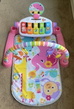 Girls Fisher-Price Deluxe Kick And Play Piano Gym Learning Play Mat