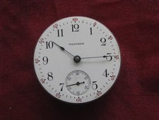 1906 Waltham 18s 15j Pocket Watch Movement, Parts/Repair