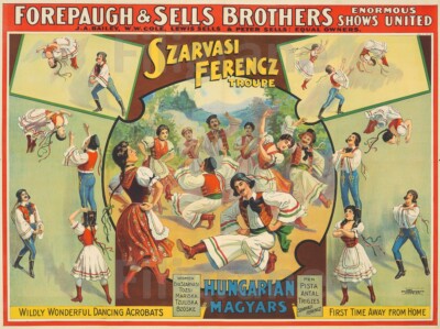 SZARVASI FERENCZ TRUPPE Rhbc-POSTER HQ 40x60cm eines VINTAGE POSTERS