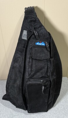 KAVU Beach Rope Bag Atlantic Blue Mesh Urban Outfitters NWT $70