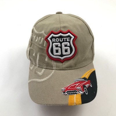 Route 66 Vintage Dad Hat – Adjustable Cotton Baseball Cap, Embroidered & Distressed Style | One Size Fits All - View #2