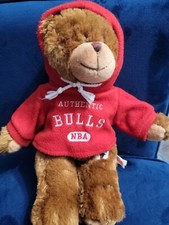Chicago Bulls Plush Teddy Bear 8" Good Stuff  NBA Official 2009 Authentic Bulls