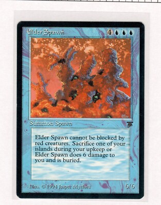 rare spawn cards Magic the Gathering 2020 Infernal of Infernal Spawn of Evil Unsa JP Sports Isleback Spawn gets +4/+8 as long as a library has twenty or fewer cards in it. Magic The Gathering Legends Single