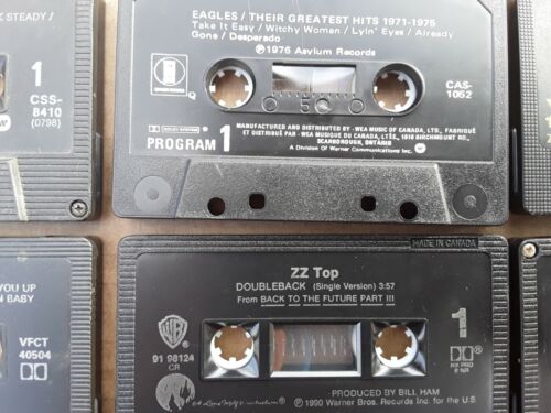 Cassette Tapes Vintage Rock And Roll The Eagles Classic Hard Rock Z Z Top Stones - Picture 5 of 8
