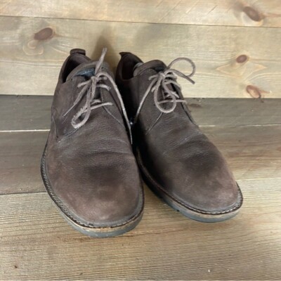 Ecco Jeremy Mens size 43 shoes brown leather hybrid comfort 
