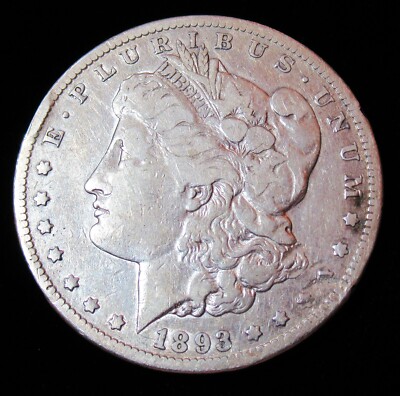 1893 Cc Morgan Dollar Schlüssel Datum