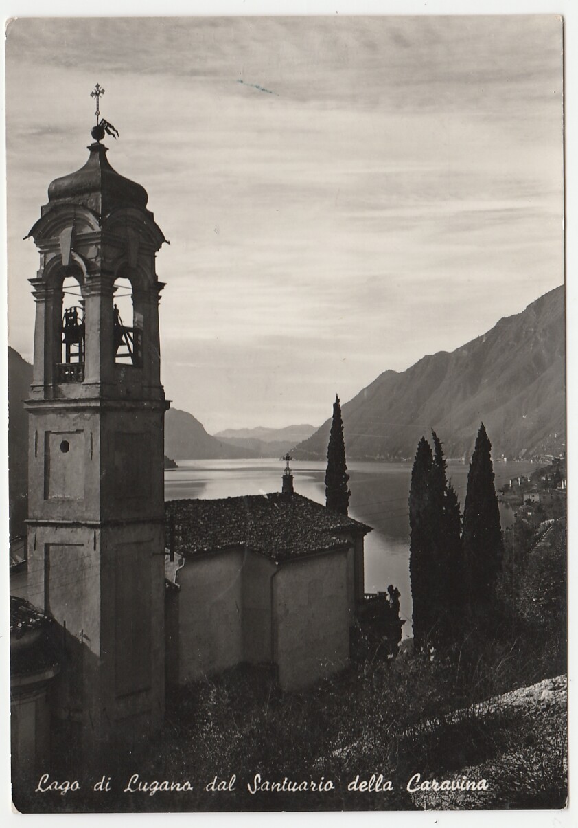 VALSOLDA - COMO - LAGO DI LUGANO DAL SANTUARIO DELLA CARAVINA - VIAGG. -20612-