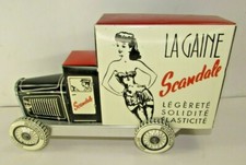 Rare La Gaine Scandale France Tin Delivery Truck Toy EX  