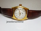 Vintage Rolex gold plated Bubble Back ref 2764 from 1930's, 32mm case