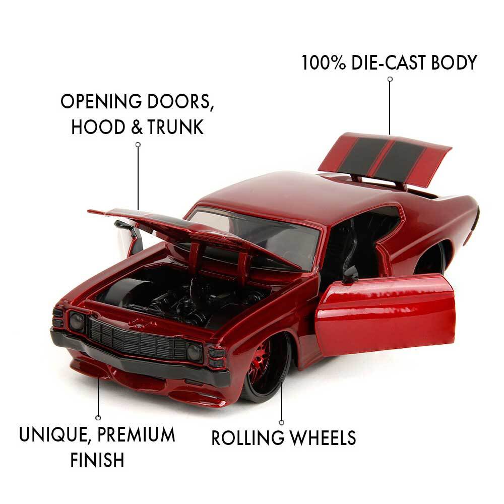 【セット売り】新品 PINK SLIPS 1/24 シボレーシェルビー SS Amazon.com: Pink Slips 1:24 W7 1971 Chevy SS Die-Cast Car w