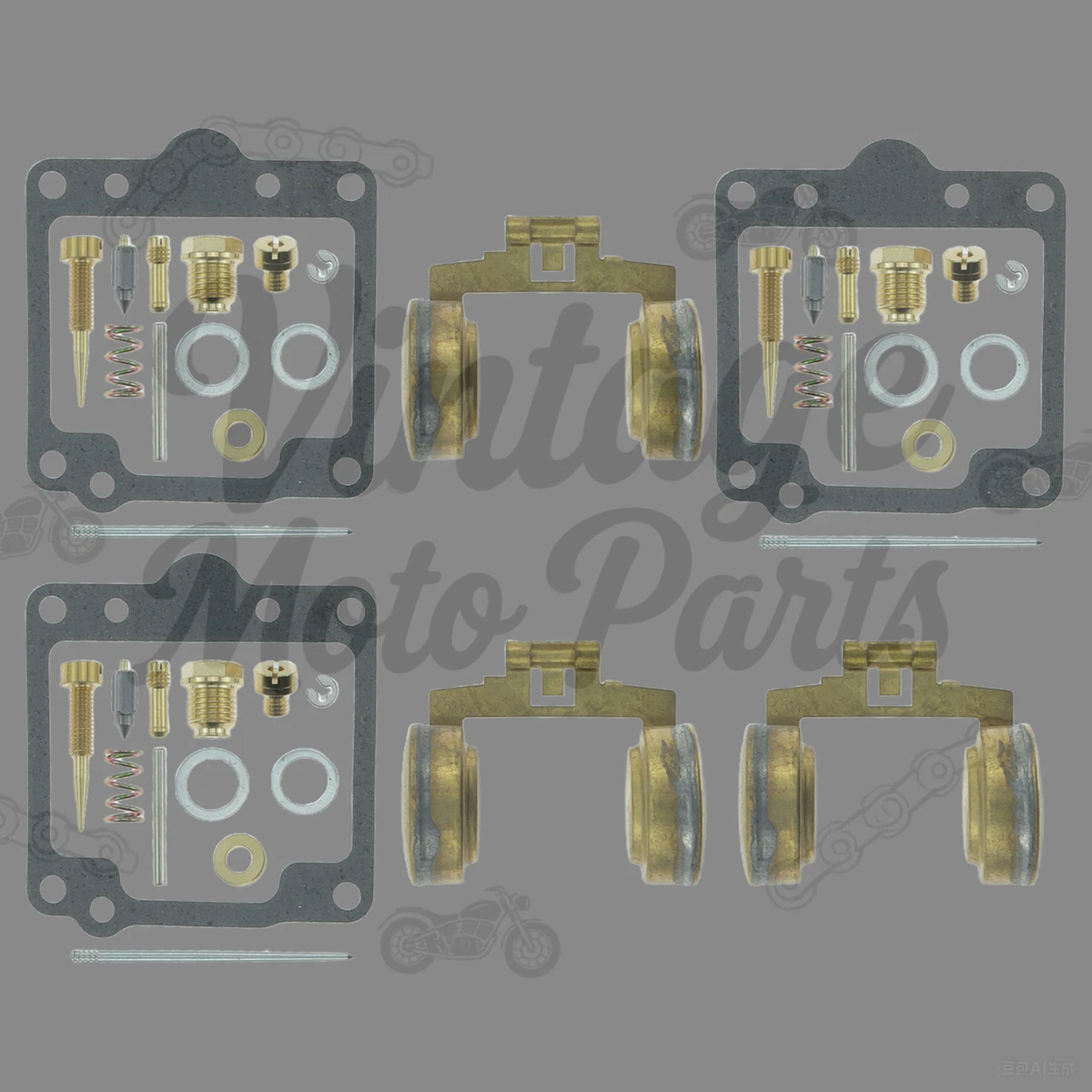 2 Diaphragmes Carburateur Pour Yamaha XS400 XS750 XS1100 1977-79 BS34 - Pièce Générique Neuve