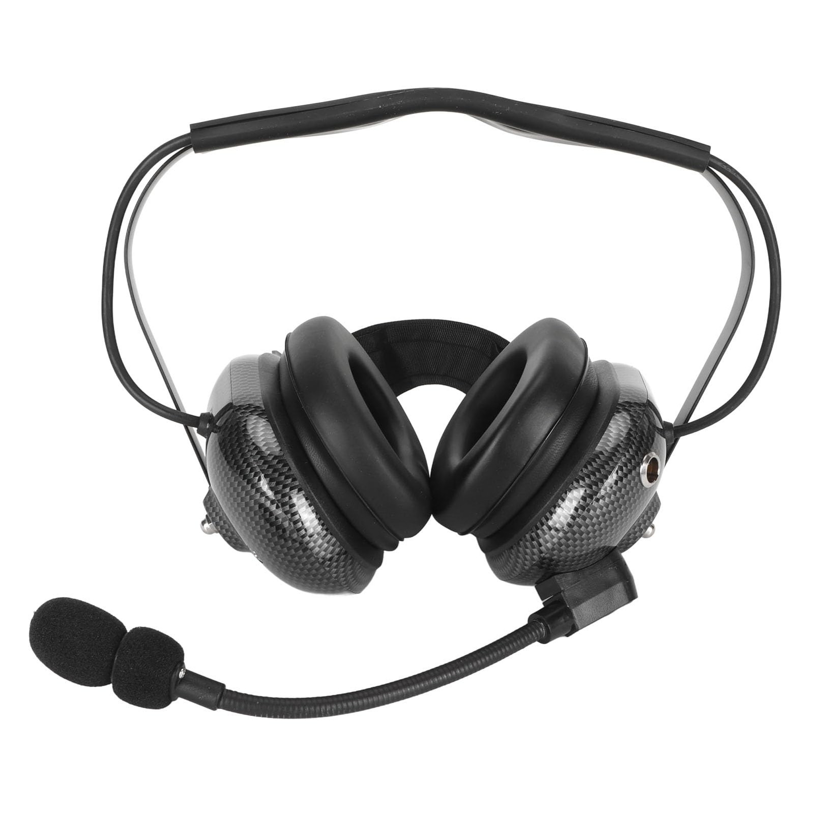 Casque derrière la tête antibruit avec micro flexible pour stands de course