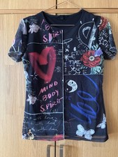 Desigual T-Shirt Gr. M schwarz/mehrfarbig Blu...
