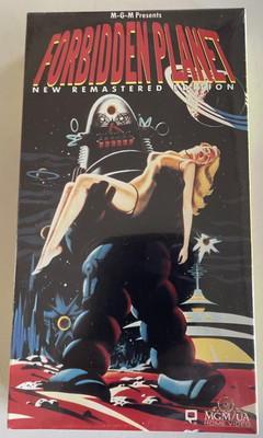 Forbidden Planet ( VHS, 1956 ) Remastered  SEALED!!! - Sci-Fi MGM Leslie Neilson