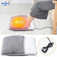 Foot Warmer Winter Electric Foot Heating Pad Soft Flannel Washable Foot Warmer
