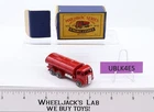 Esso Petrol Road Tanker Erf #11 MOKO Lesney Matchbox 1958 RED Vtg England w/ Box