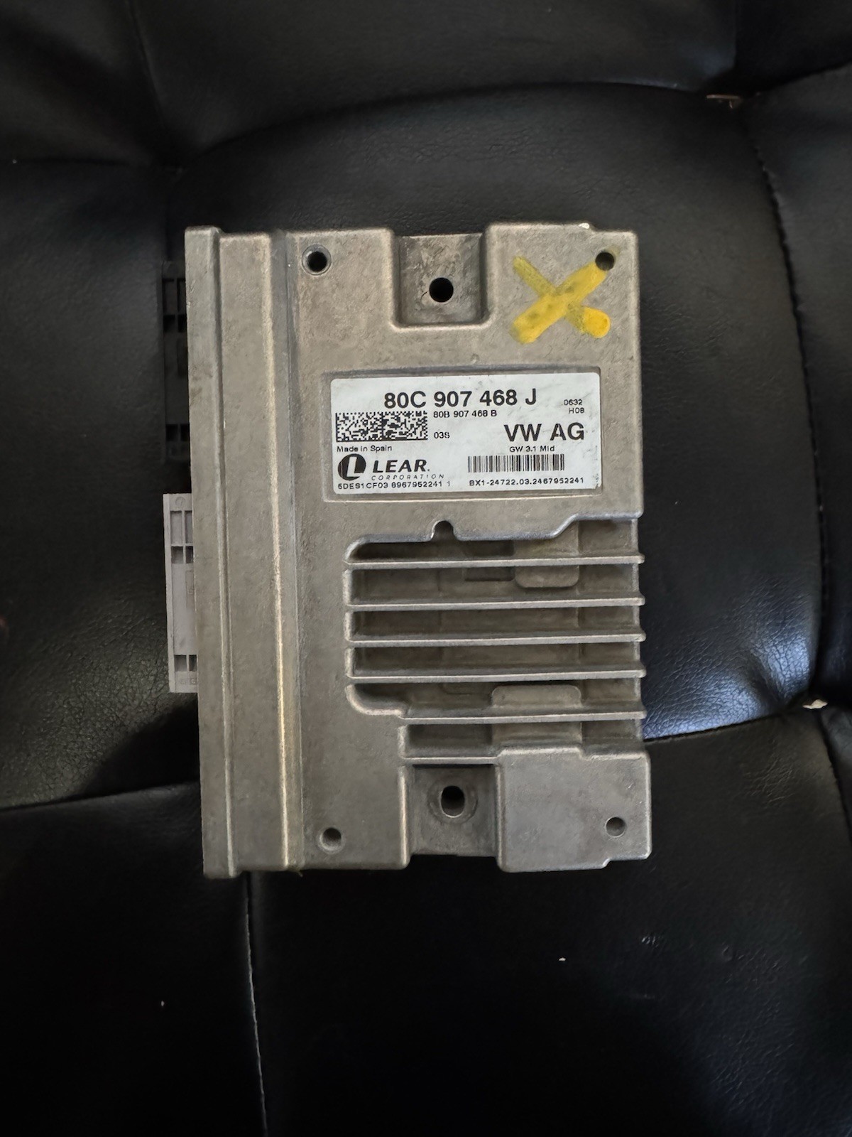 OEM Bentley Diagnosis Lear Module Control unit 80C907468J