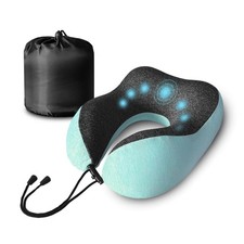 High Fill Memory Foam Travel Neck Pillow - Ergonomic Support for Plane, Car, ...