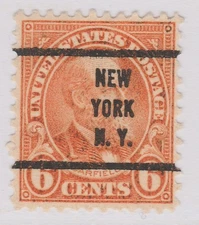 UNITED STATES US Stamp Precancel NEW YORK NY A30P43F45687